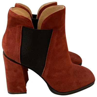 Pre-owned Gianni Chiarini Ankle Boots In Other