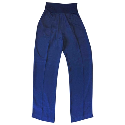 Pre-owned 3.1 Phillip Lim / フィリップ リム Silk Large Pants In Blue