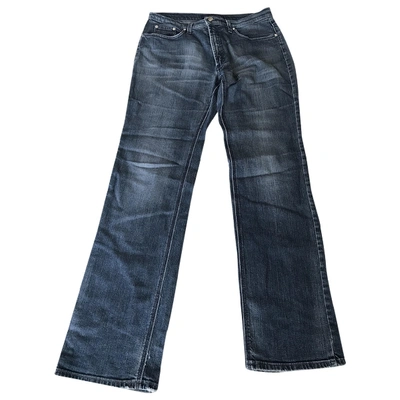 Pre-owned Trussardi Straight Jeans In Other