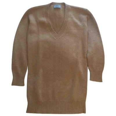 Pre-owned Prada Wool Knitwear In Beige