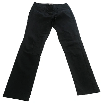 Pre-owned Marella Chino Pants In Black
