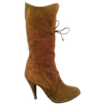 Pre-owned Brian Atwood Snow Boots In Other