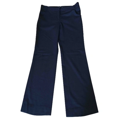 Pre-owned Fay Trousers In Blue
