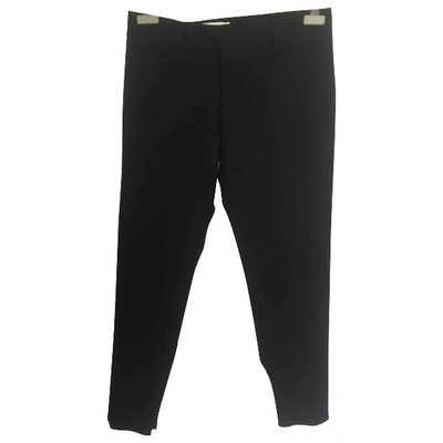 Pre-owned Jil Sander Trousers In Black