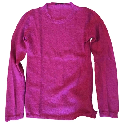 Pre-owned Mauro Grifoni Wool Jumper In Pink