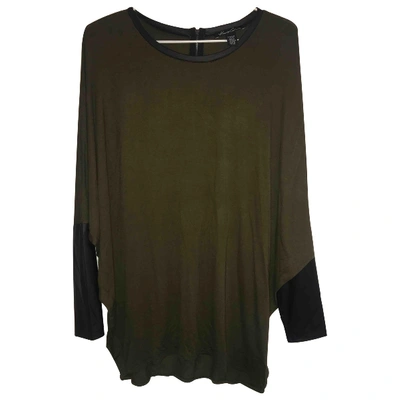 Pre-owned Kenneth Cole Khaki Viscose Top