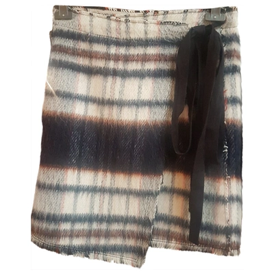 Pre-owned Mauro Grifoni Wool Mini Skirt In Other