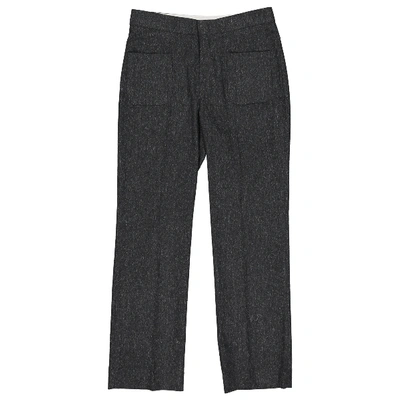 Pre-owned See By Chloé Wool Trousers In Grey