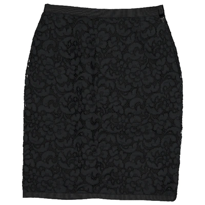 Pre-owned Saint Laurent Mini Skirt In Black