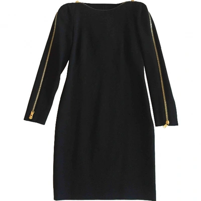 Pre-owned Emilio Pucci Wool Dress In Black