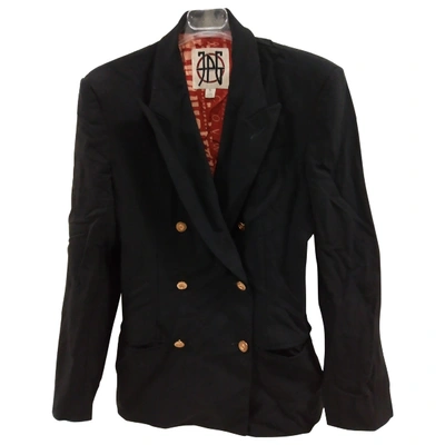 Pre-owned Jean Paul Gaultier Black Synthetic Jacket