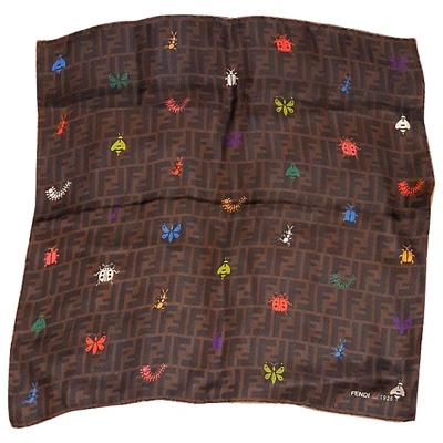 Pre-owned Fendi Multicolour Silk Silk Handkerchief
