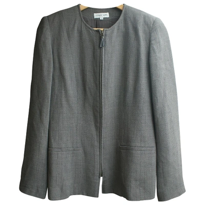 Pre-owned Gerard Darel Short Vest In Grey