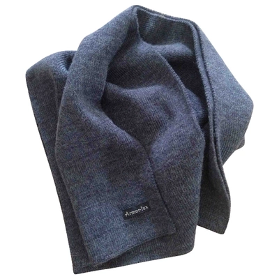 Pre-owned Armor-lux Blue Wool Scarf