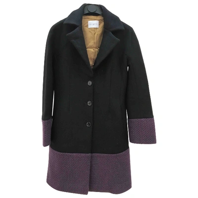 Pre-owned Ballantyne Wool Coat In Black