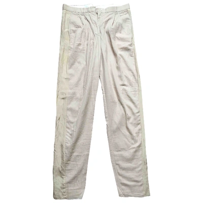 Pre-owned Acne Studios Silk Carot Pants In Other