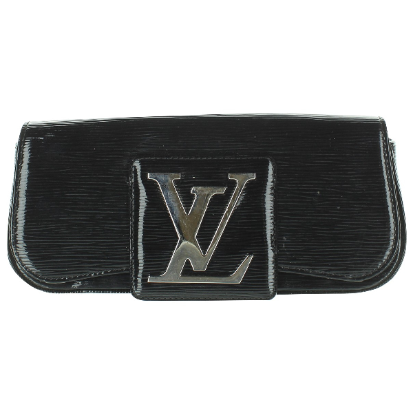 Pre-Owned Louis Vuitton Black Patent Leather Clutch Bag | ModeSens