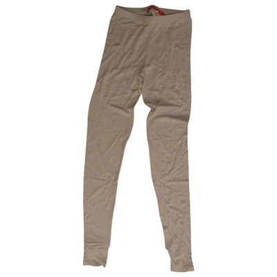 Pre-owned Manoush Grey Trousers