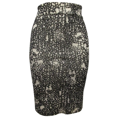 Pre-owned Lucien Pellat-finet Wool Mid-length Skirt In Black