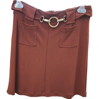 Pre-owned Paco Rabanne Mini Skirt In Brown