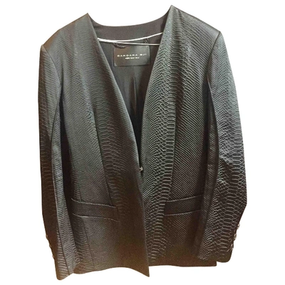 Pre-owned Barbara Bui Black Synthetic Jacket