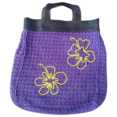 Pre-owned Antik Batik Tote In Purple