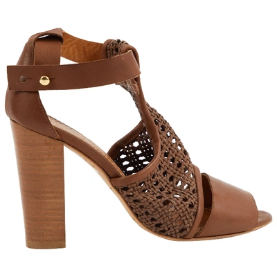 Pre-owned Lemaire Leather Sandal In Brown