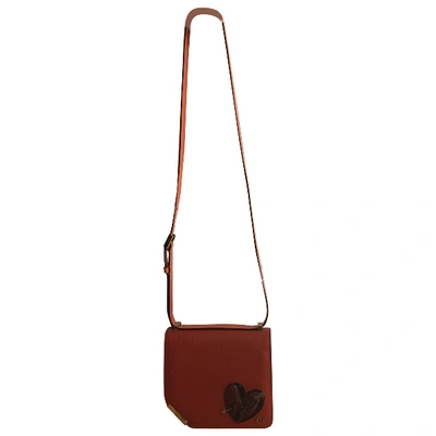 Pre-owned Bally Leather Crossbody Bag In Red