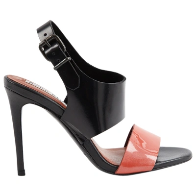 Pre-owned Acne Studios Leather Heels In Black