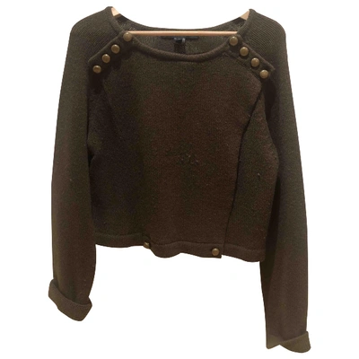 Pre-owned Marc By Marc Jacobs Wool Jumper In Khaki