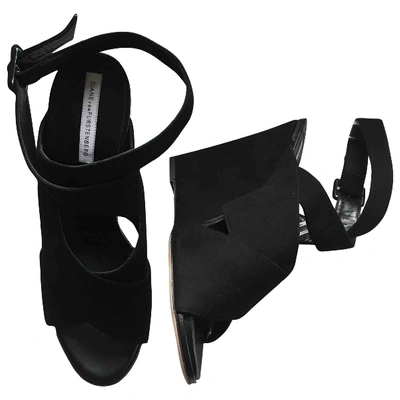 Pre-owned Diane Von Furstenberg Sandal In Black