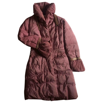 Pre-owned Ermanno Scervino Puffer In Pink