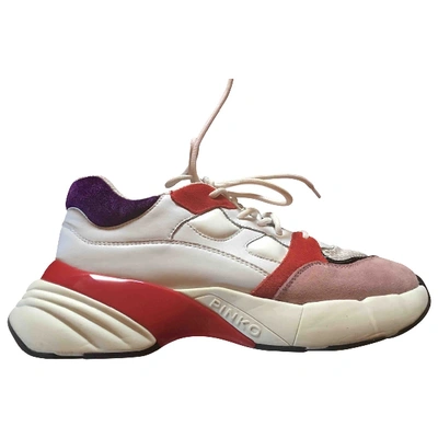 Pre-owned Pinko Multicolour Leather Trainers