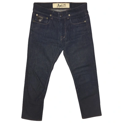 Pre-owned April77 Short Jeans In Blue