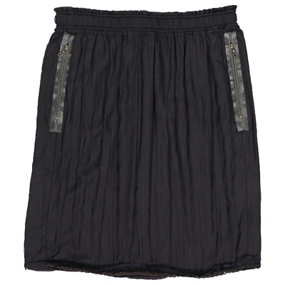 Pre-owned Lanvin Mini Skirt In Black