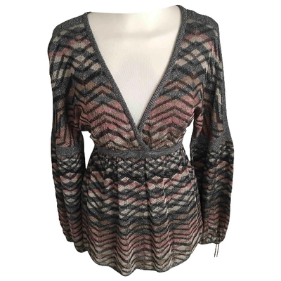 Pre-owned M Missoni Gold Synthetic Top