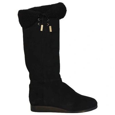 Pre-owned Jimmy Choo Snow Boots In Black