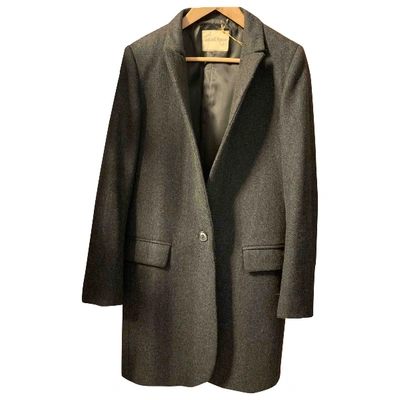 Pre-owned Ottod'ame Wool Coat In Anthracite