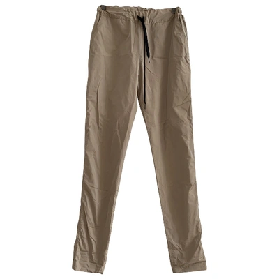 Pre-owned Tomas Maier Trousers In Beige
