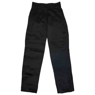 Pre-owned Giorgio Armani Large Pants In Black