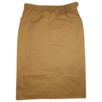 Pre-owned Bogner Mid-length Skirt In Orange