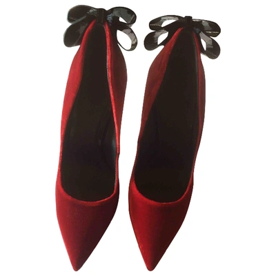 Pre-owned Aleksander Siradekian Leather Heels In Red