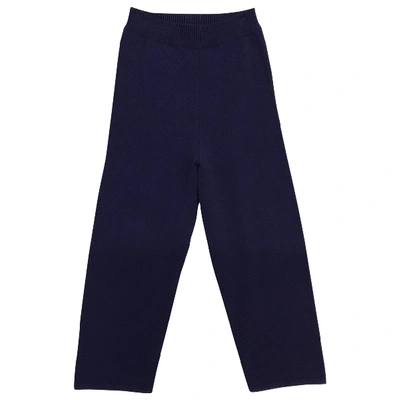 Pre-owned Iceberg Purple Cotton Trousers