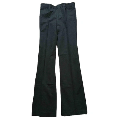 Pre-owned Club Monaco Trousers In Blue