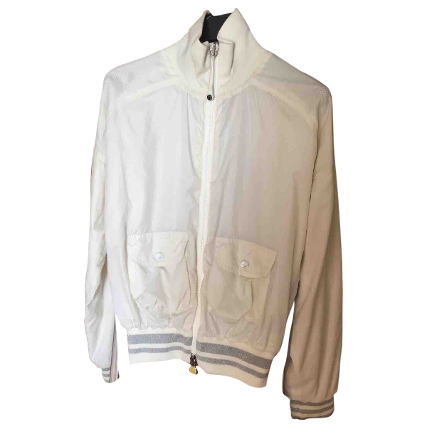 Pre-owned Fendi White Leather Jacket | ModeSens