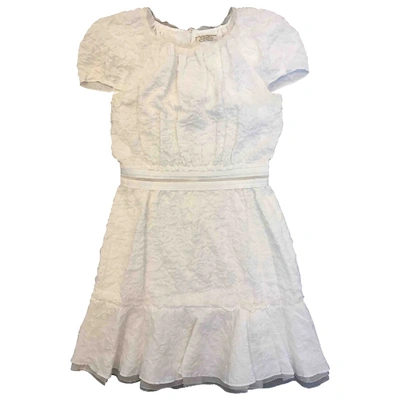 Pre-owned Nina Ricci Mini Dress In Ecru
