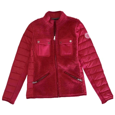 Pre-owned Napapijri Pink Cotton Jacket