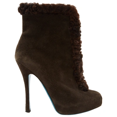 Pre-owned Dsquared2 Boots In Brown