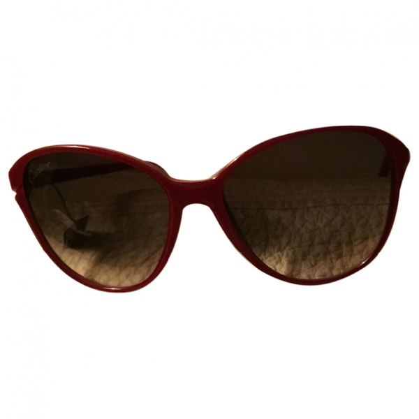 red lens cartier glasses