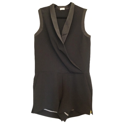 Pre-owned L Agence Jumpsuit In Black
